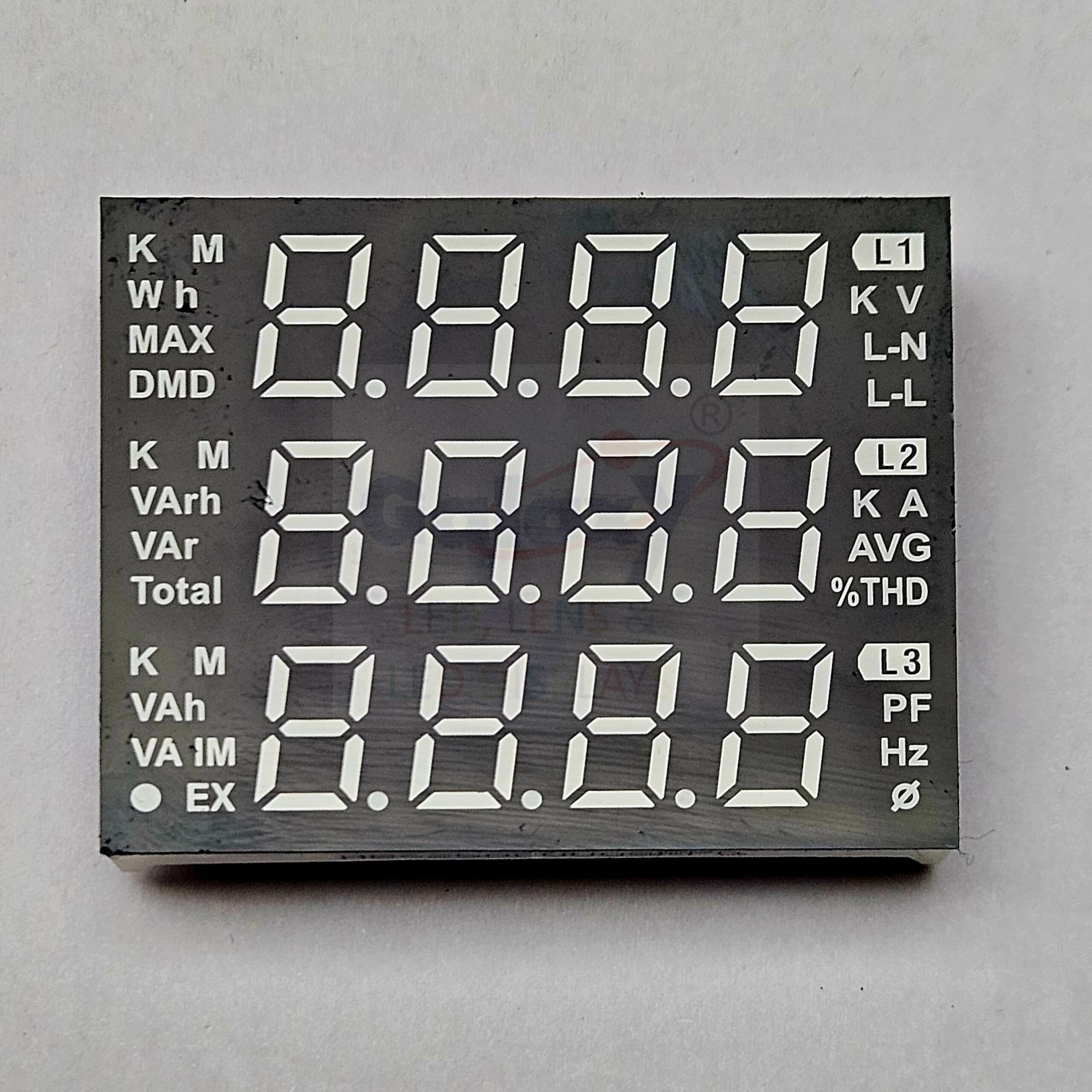 Custom Seven Segment Display Module – 62mm*50mm